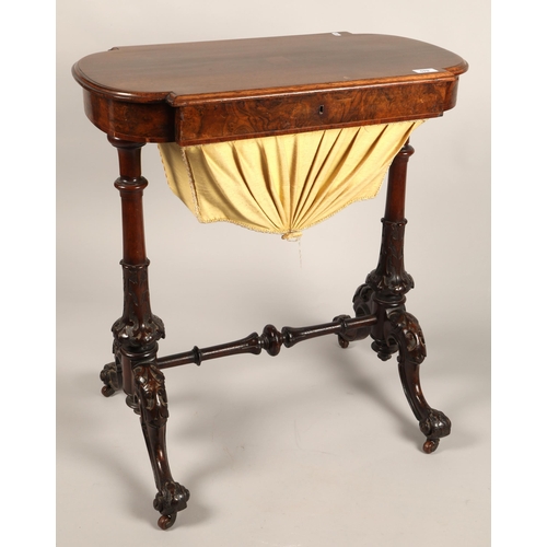 570 - Victorian mahogany sewing table