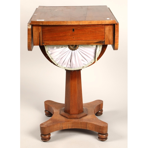 571 - Victorian mahogany sewing table