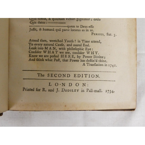 190 - HAY WILLIAM.  Religio Philosophi or The Principles of Morality & Christianity Illustrated from a... 