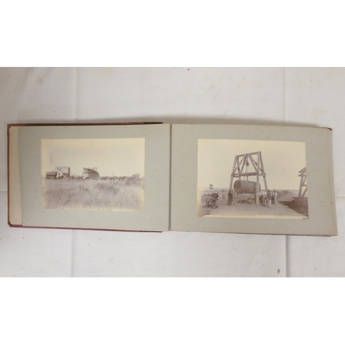 197 - Southern Africa. Mining.  Album of 30 photographs of mining/quarrying activities, ore & rock bre... 