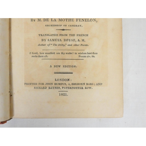 198 - DE LA MOTHE FENELON.   A Demonstration of the Existence of God. Eng. frontis. 12mo. Handso... 