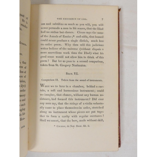 198 - DE LA MOTHE FENELON.   A Demonstration of the Existence of God. Eng. frontis. 12mo. Handso... 