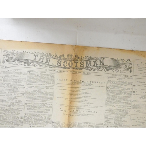 214 - Newspapers, Periodicals, etc.  A carton of various 19th century & other newspapers, etc. incl. s... 