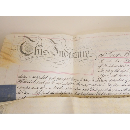 218 - Documents & Ephemera - Cumberland & Northumberland.  A carton of vellum & othe... 