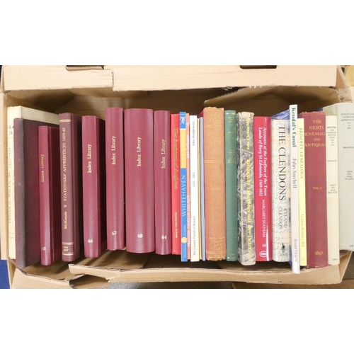 221 - Local History & Records.  A carton of various vols., Index Library & others.... 