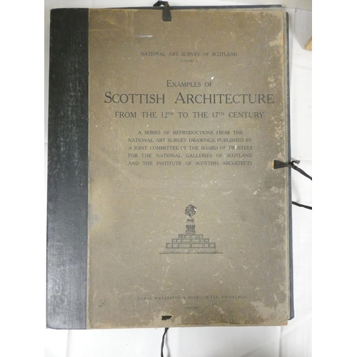 225 - ROWAND ANDERSON SIR R., & others (Eds).  Examples of Scottish Architecture from the 12... 