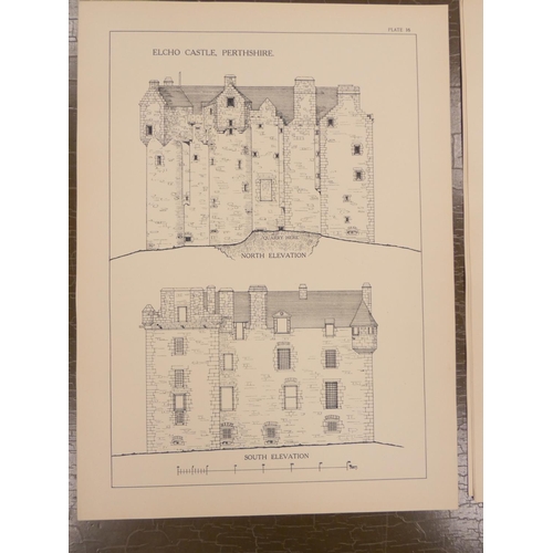 225 - ROWAND ANDERSON SIR R., & others (Eds).  Examples of Scottish Architecture from the 12... 