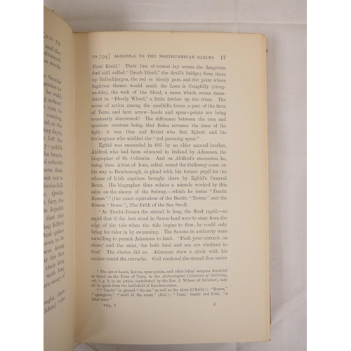 226 - AGNEW SIR ANDREW, of Lochnaw.  The Hereditary Sheriffs of Galloway. 2 vols. Etched frontis... 