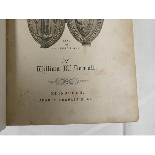 226 - AGNEW SIR ANDREW, of Lochnaw.  The Hereditary Sheriffs of Galloway. 2 vols. Etched frontis... 