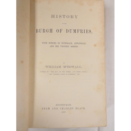 226 - AGNEW SIR ANDREW, of Lochnaw.  The Hereditary Sheriffs of Galloway. 2 vols. Etched frontis... 