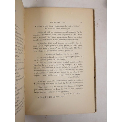 228 - BURNS ROBERT.  Chronicle of the Hundredth Birth Day of Robert Burns. Eng. frontis & ti... 