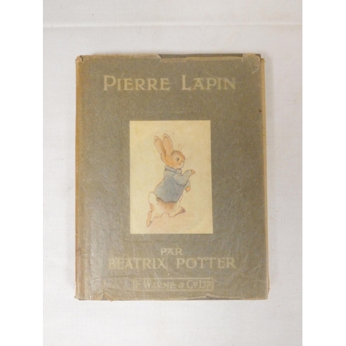 242 - POTTER BEATRIX.  8 various vols., mainly in mixed or poor cond. but with a good copy of Pi... 