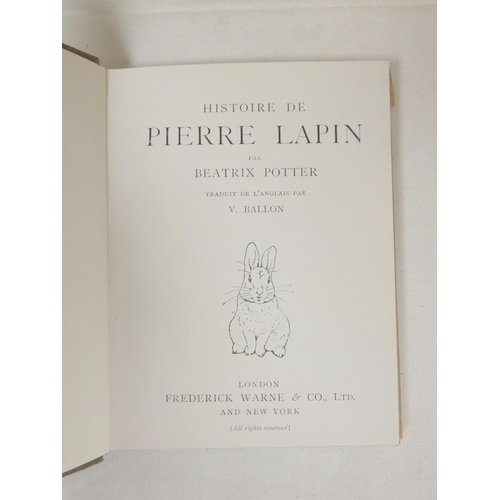 242 - POTTER BEATRIX.  8 various vols., mainly in mixed or poor cond. but with a good copy of Pi... 