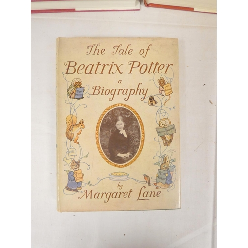 243 - LINDER LESLIE.  A History of the Writings of Beatrix Potter. Illus. Orig. cloth in d.w. 1971; also M... 