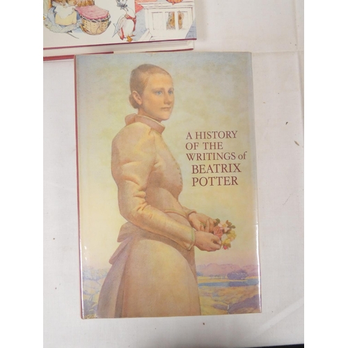 243 - LINDER LESLIE.  A History of the Writings of Beatrix Potter. Illus. Orig. cloth in d.w. 1971; also M... 