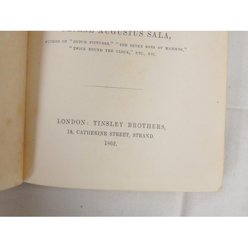 245 - SALA GEORGE AUGUSTUS.  The Two Prima Donnas & the Dumb Door Porter. Adverts. Orig. emb... 