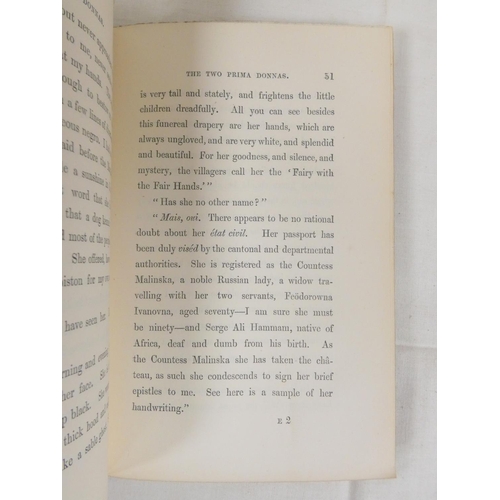 245 - SALA GEORGE AUGUSTUS.  The Two Prima Donnas & the Dumb Door Porter. Adverts. Orig. emb... 