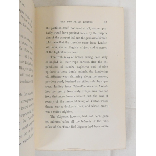 245 - SALA GEORGE AUGUSTUS.  The Two Prima Donnas & the Dumb Door Porter. Adverts. Orig. emb... 