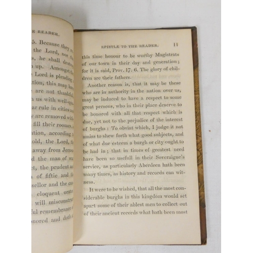 248 - (SKENE ALEXANDER).  A Succinct Survey of the Famous City of Aberdeen. 92pp. 16mo. Aberdeen... 