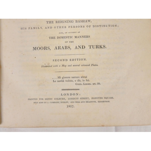 251 - TULLY RICHARD.  Narrative of a Ten Years' Residence in Tripoli in Africa ... Authentic Memoirs &... 