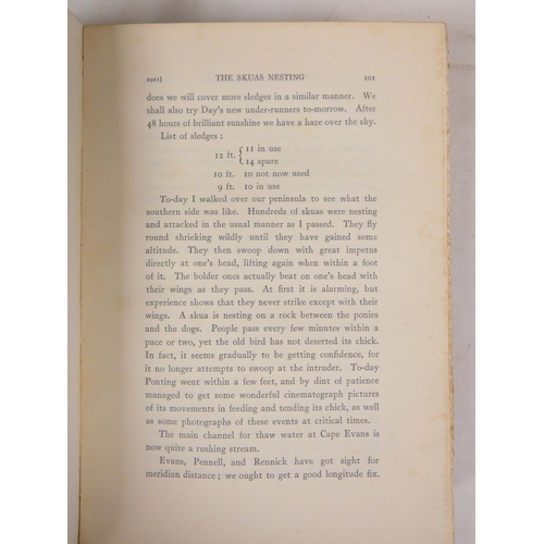 256 - SCOTT CAPTAIN R. F.  Scott's Last Expedition. 2 vols. Many plates, illus. & maps. Orig... 