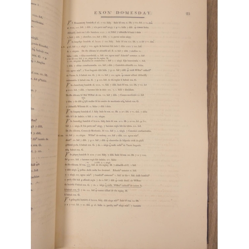 260 - Domesday Book or The Great Survey of England of William the Conqueror. Facsimile of the part relatin... 