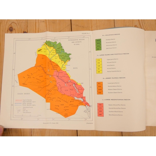 261 - GUEST EVAN & TOWNSEND C. C.  Flora of Iraq. 2 vols. Col. & other maps & illus.... 