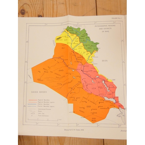 261 - GUEST EVAN & TOWNSEND C. C.  Flora of Iraq. 2 vols. Col. & other maps & illus.... 