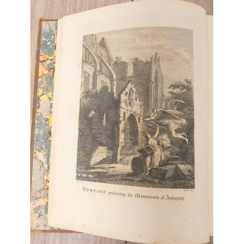 262 - GROSE FRANCIS.  The Antiquities of England & Wales. Vol. 1 only. Eng. frontis, title v... 