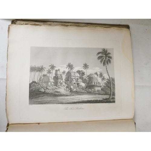 270 - GRAHAM MARIA. Journal of a Residence in India. Hand coloured engraved frontis & 15 fldg. & o... 