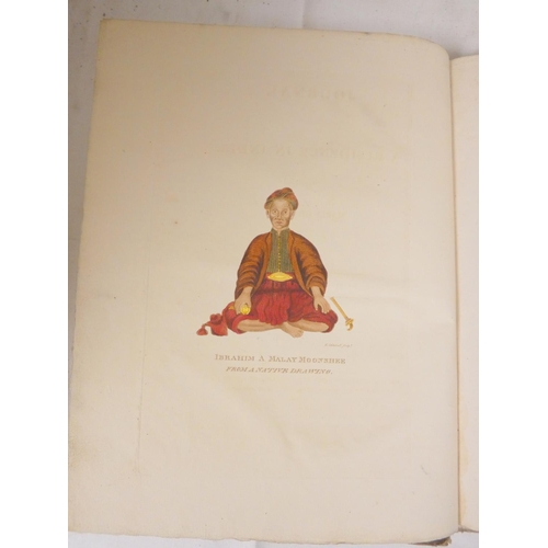 270 - GRAHAM MARIA. Journal of a Residence in India. Hand coloured engraved frontis & 15 fldg. & o... 