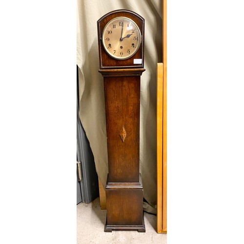 702 - Grandmother clock, 128cm high