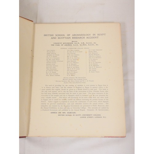 268 - FLINDERS PETRIE W. M.  Tarkhan I & Memphis V. Illus. Quarto. Cloth backed prntd. brds., some wea... 