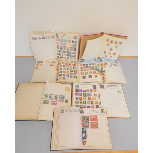 356 - Seven collector's stamp albums comprising mainly of commonwealth issues to include two Australian 19... 