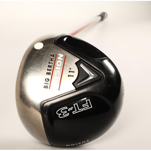 488 - Big Bertha fusion FT-3 10 degree driver with head over