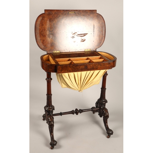 570 - Victorian mahogany sewing table