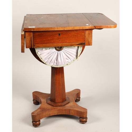 571 - Victorian mahogany sewing table