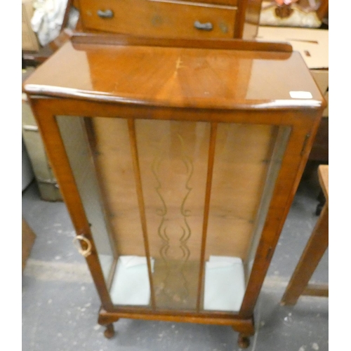 503 - Small vintage china cabinet.