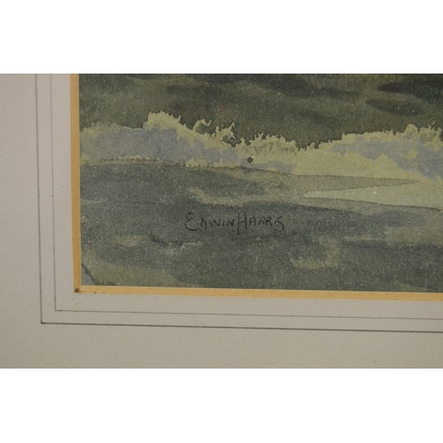 374 - Edwin Harris BWS (British, 1891 - 1968)Landscape scene, Chanctonbury Signed, watercolour, 38cm x 55.... 