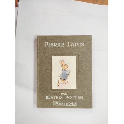 242 - POTTER BEATRIX.  8 various vols., mainly in mixed or poor cond. but with a good copy of Pi... 