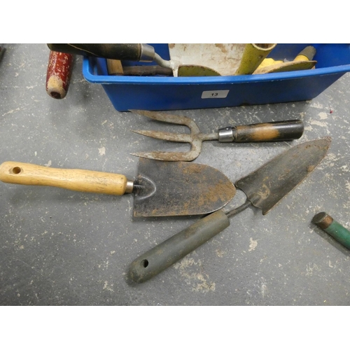 13 - Collection of gardening hand tools etc....