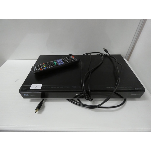 2 - Panasonic Blue Ray player and remote....