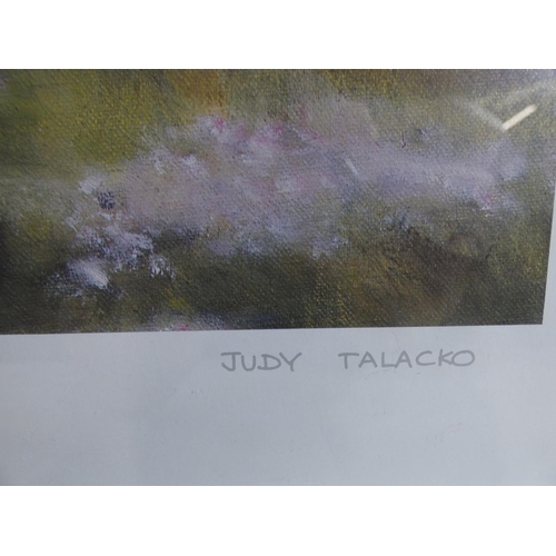 21 - Judy Talacko, Portland Bill Picnickers. pencil signed print.