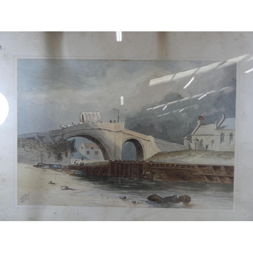 29 - J.L.Graggs <br />Morpeth, Old Bridge. <br />Signed, watercolour....