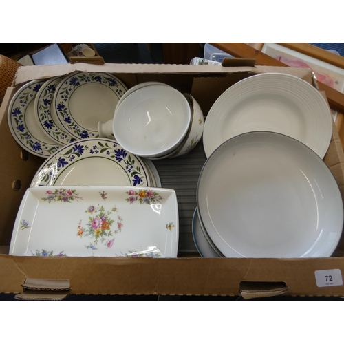 72 - Two boxes of modern kitchenalia