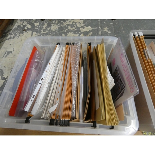 75 - Large collection of card making items.
