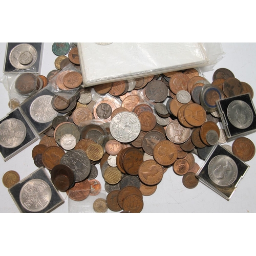 645 - Coin collection to include an AUSTRIAN Maria Theresa thaler 1780 SFX in issue sleeve, British coins ... 