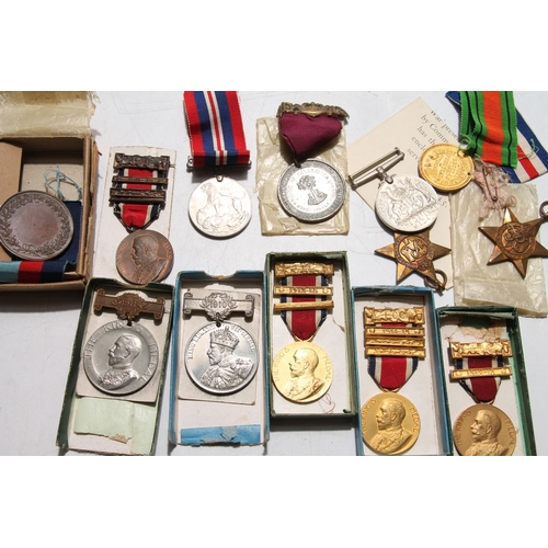 646 - WWII war medals to include 1939-1945 star, France and Germany star, Defence medal and war medal in c... 