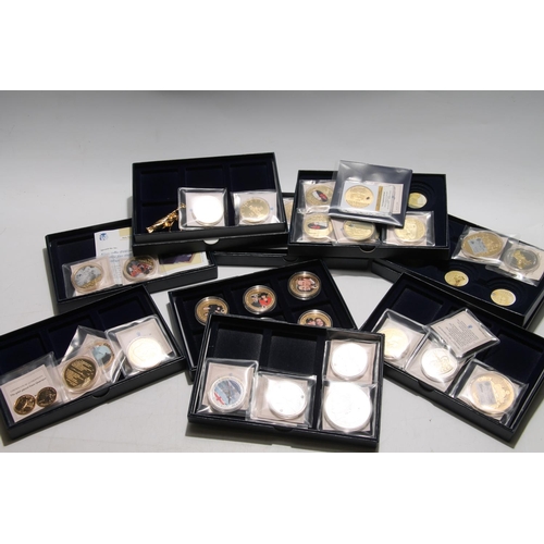 668 - Large collection of Westminster Mint coins, mostly modern padprint collectors coins to include Bankn... 