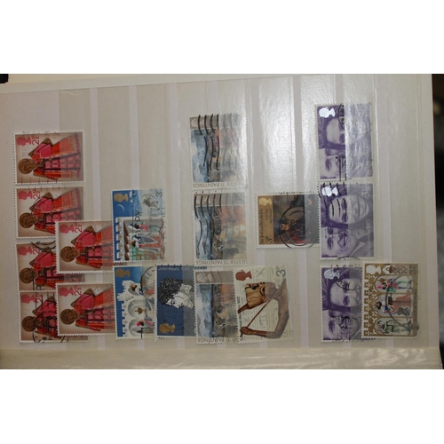 686 - Stamp collection held across five albums to include two stockbooks of British mint stamps from 1951-... 